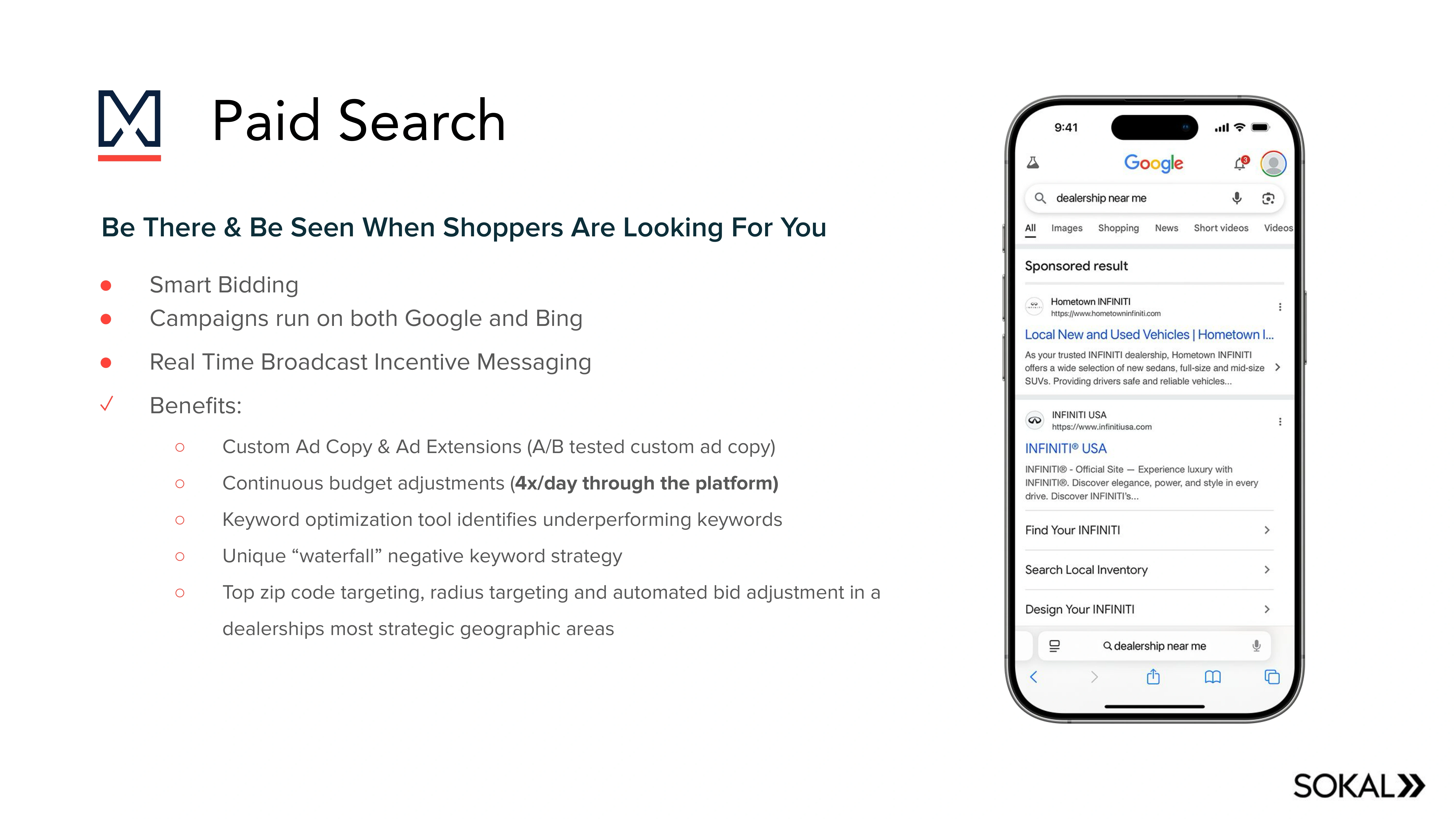 INFINITI OEM program slide 12